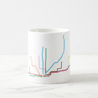 Taza del mapa de CTA "EL"