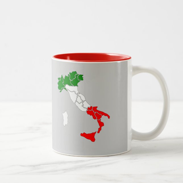 Taza del mapa de Italia (Derecha)