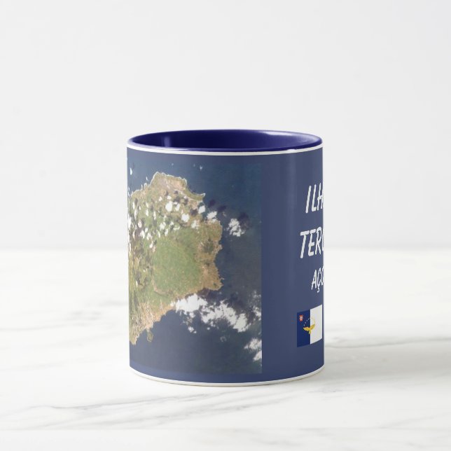 Taza del mapa del espacio de Terceira Azores (Centro)