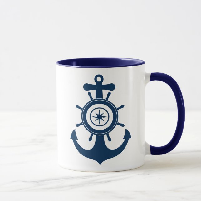 Taza del marinero del ancla (Derecha)