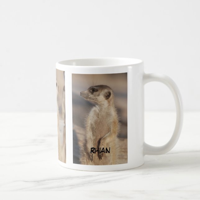 Taza del meerkat de Rhian (Derecha)