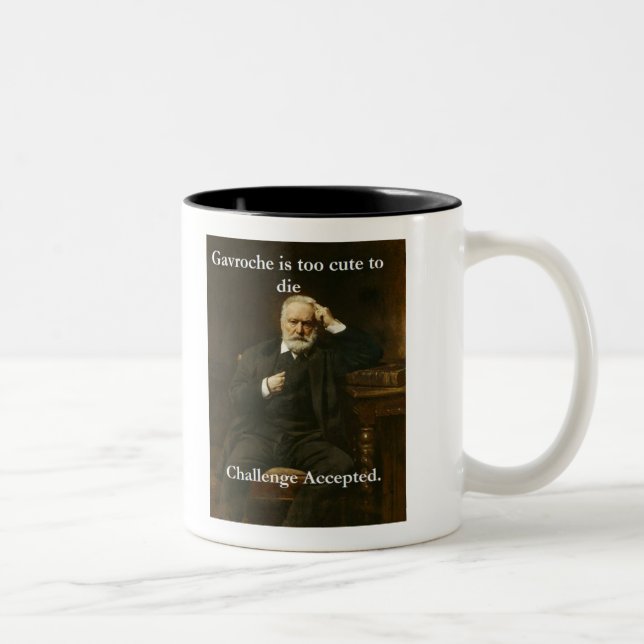 Taza del meme de Gavroche "Hugo" (Derecha)