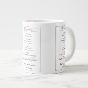 Taza del menú de Vanesa