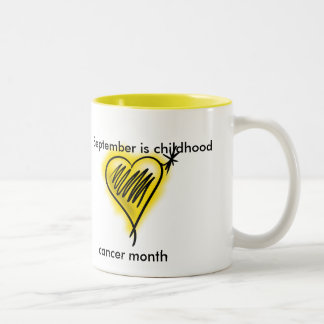 Taza del mes del cáncer de la niñez