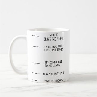 Taza del metro del café