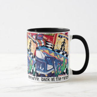 Taza del Mientras tanto-Detrás-en--Rancho