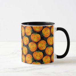 Taza del modelo de la calabaza de Halloween del