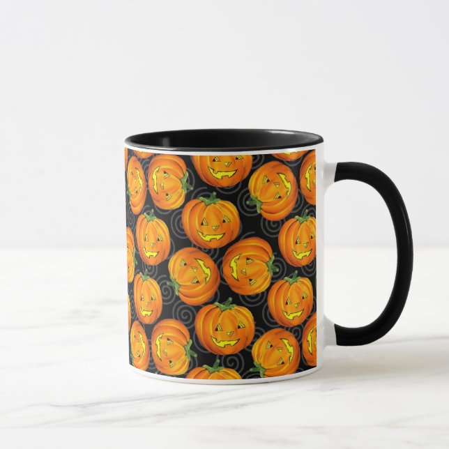 Taza del modelo de la calabaza de Halloween del (Derecha)