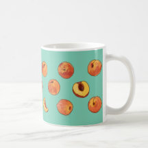 Taza del modelo del melocotón - personalizable