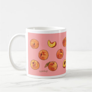 Taza del modelo del melocotón - rosa