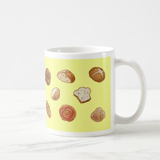 Taza del modelo del pan y de los pasteles - (Derecha)