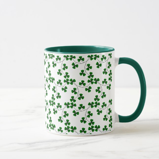 Taza del modelo del trébol (Derecha)