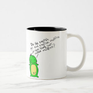 taza del mollete inglés