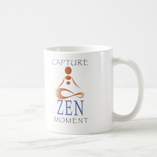 Taza del momento del zen de la captura (Derecha)