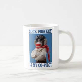 Taza del mono del copiloto