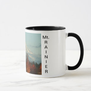Taza del Monte Rainier del otoño