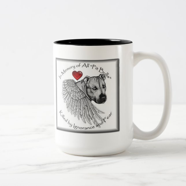 Taza del monumento de Pitbull de los amantes del (Derecha)
