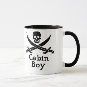 Taza del muchacho de cabina