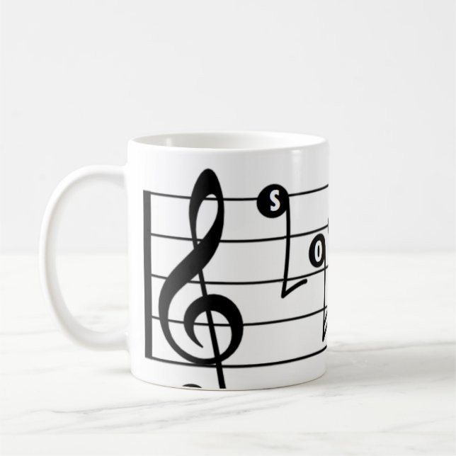 Taza del Musical del cantante del soprano (Izquierda)