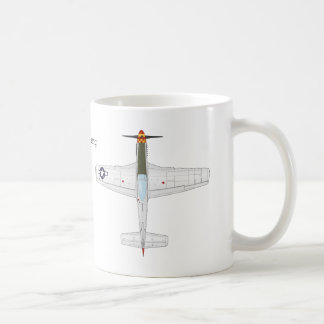 Taza del mustango de P-51D