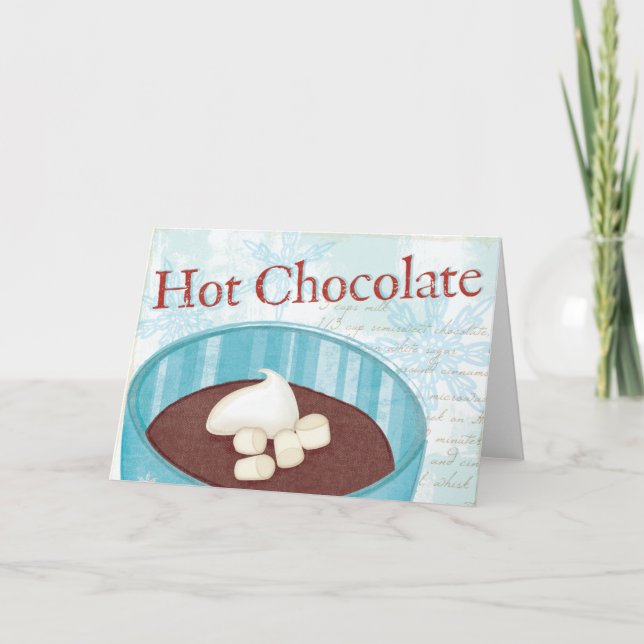 Taza del navidad con el chocolate caliente (Anverso)