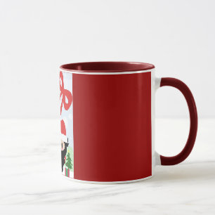 Taza del navidad de Kawaii Ninja