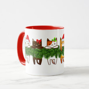 Taza del navidad de Meowy