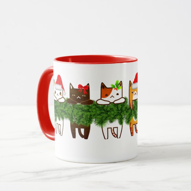 Taza del navidad de Meowy (Anverso izquierdo)