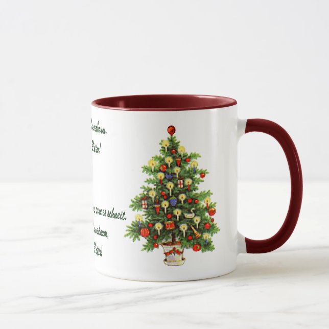 Taza del navidad de O Tannenbaum (Derecha)