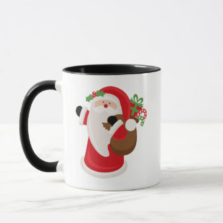 Taza del navidad de Santa