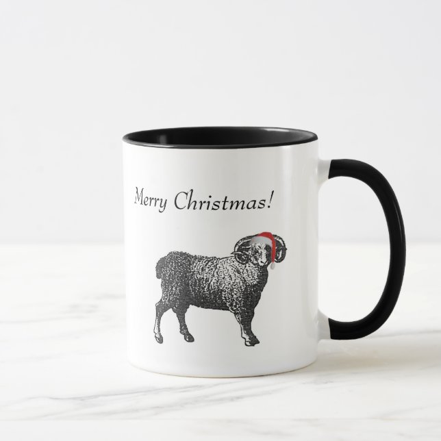 Taza del navidad del aries (Derecha)