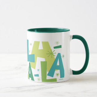 TAZA del NAVIDAD del Fa-La-la-ing de SANTA