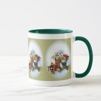 taza del navidad del peluche