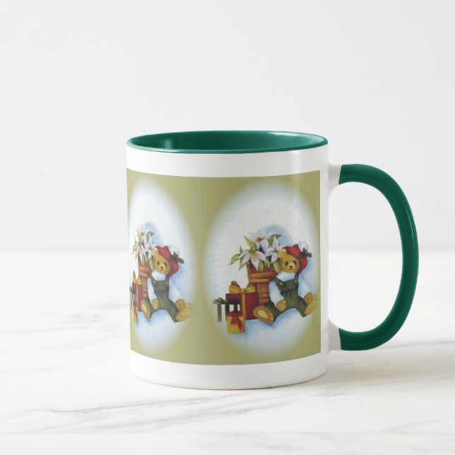 taza del navidad del peluche (Derecha)
