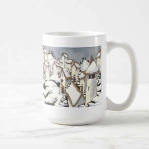 Taza del navidad del pueblo Nevado