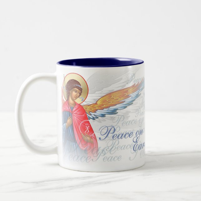 Taza del navidad - paz en la tierra (Izquierda)