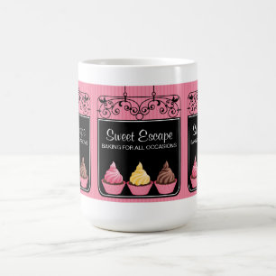 Taza del negocio de la panadería de la magdalena