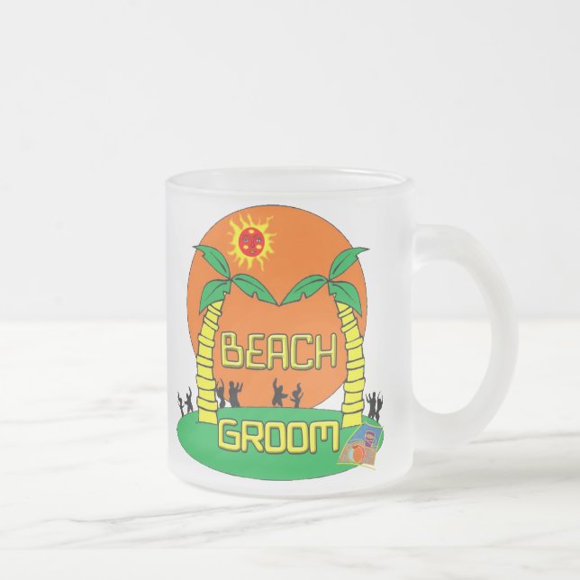 Taza del novio de la playa (Derecha)