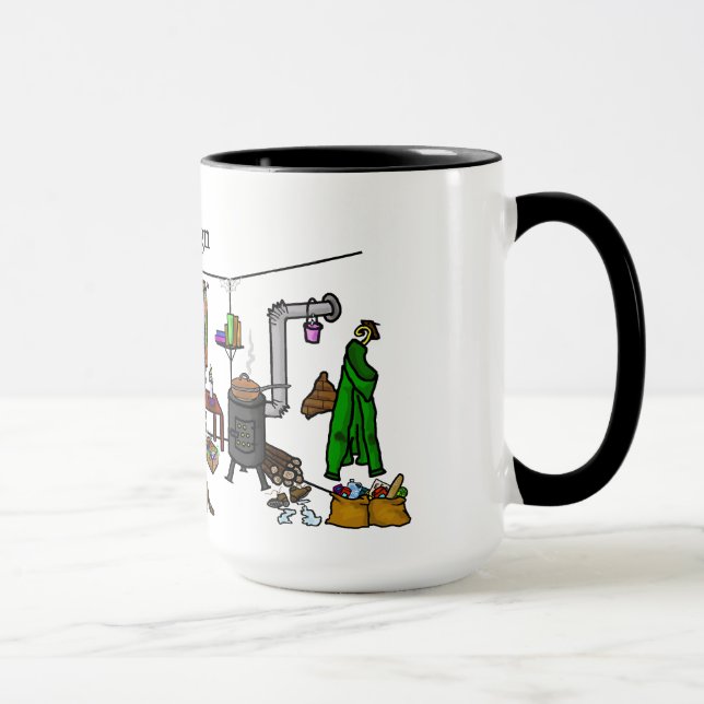 Taza del operador de equipo de radio-aficionado de (Derecha)
