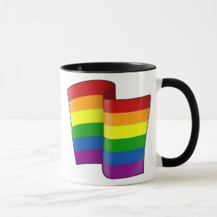 Taza del orgullo del arco iris del vuelo