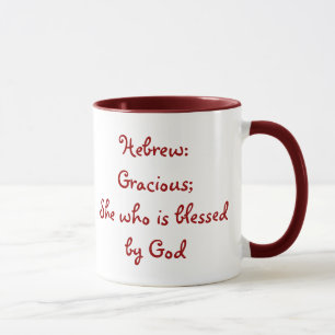 Taza del origen del significado y del nombre de
