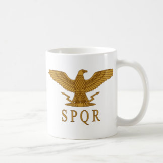 Taza del oro de SPQR Eagle