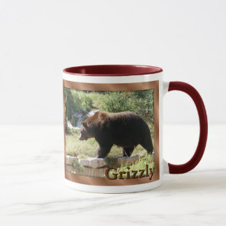 Taza del oso grizzly