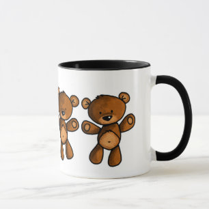 taza del oso marrón