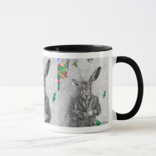 Taza del país de las maravillas del arte de las