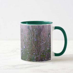 Taza del paisaje de la lavanda