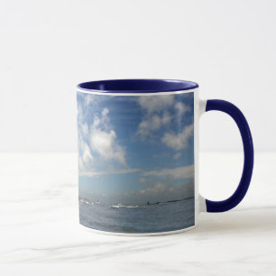 Taza del paisaje marino