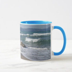 Taza del paisaje marino