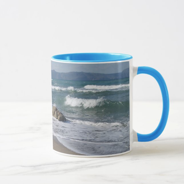 Taza del paisaje marino (Derecha)