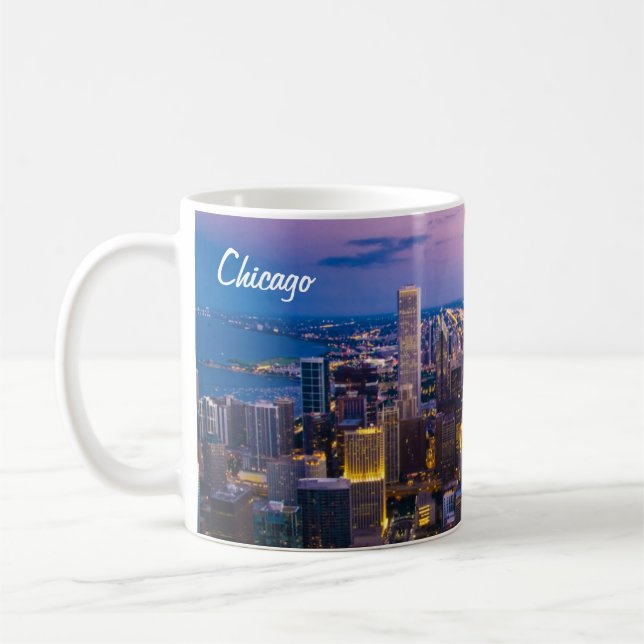 Taza del paisaje urbano de Chicago (Izquierda)